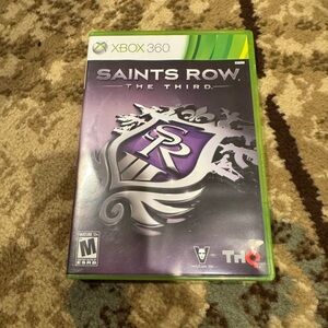 HQ Saints Row: The Third for Xbox 360 - Purple and Green Cover